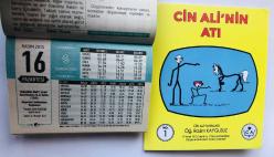 16 Kasım 2015 hediyelik orijinal Semerkand takvim yaprağı (Cin Ali kitabı hediyeli:)