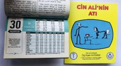 30 Kasım 2015 hediyelik orijinal Semerkand takvim yaprağı (Cin Ali kitabı hediyeli:)