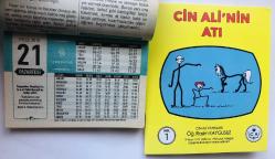 21 Eylül 2015 hediyelik orijinal Semerkand takvim yaprağı (Cin Ali kitabı hediyeli:)