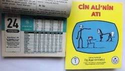 24 Eylül 2015 hediyelik orijinal Semerkand takvim yaprağı (Cin Ali kitabı hediyeli:)