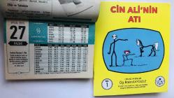 27 Eylül 2015 hediyelik orijinal Semerkand takvim yaprağı (Cin Ali kitabı hediyeli:)