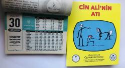 30 Eylül 2015 hediyelik orijinal Semerkand takvim yaprağı (Cin Ali kitabı hediyeli:)