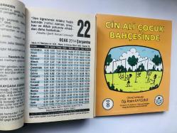 22 Ocak 2014 hediyelik orijinal Fazilet takvim yaprağı (Cin Ali kitabı hediyeli:)