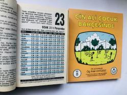 23 Ocak 2014 hediyelik orijinal Fazilet takvim yaprağı (Cin Ali kitabı hediyeli:)