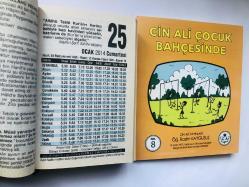 25 Ocak 2014 hediyelik orijinal Fazilet takvim yaprağı (Cin Ali kitabı hediyeli:)