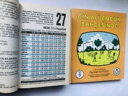 27 Ocak 2014 hediyelik orijinal Fazilet takvim yaprağı (Cin Ali kitabı hediyeli:)