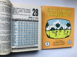28 Ocak 2014 hediyelik orijinal Fazilet takvim yaprağı (Cin Ali kitabı hediyeli:)