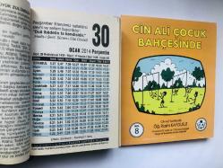 30 Ocak 2014 hediyelik orijinal Fazilet takvim yaprağı (Cin Ali kitabı hediyeli:)