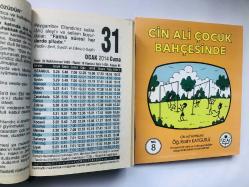31 Ocak 2014 hediyelik orijinal Fazilet takvim yaprağı (Cin Ali kitabı hediyeli:)