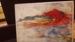 MUZAFFER İMREK RESSAM / ŞAİR -  SOYUT Portre RESİM / Original Oil Painting by Muzaffer İmrek