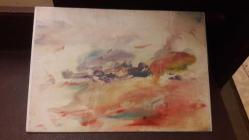 MUZAFFER İMREK RESSAM / ŞAİR -  SOYUT Portre RESİM / Original Oil Painting by Muzaffer İmrek