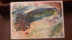 MUZAFFER İMREK RESSAM / ŞAİR -  SOYUT Portre RESİM / Original Oil Painting by Muzaffer İmrek