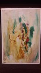 MUZAFFER İMREK RESSAM / ŞAİR -  SOYUT Portre RESİM / Original Oil Painting by Muzaffer İmrek