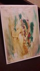 MUZAFFER İMREK RESSAM / ŞAİR -  SOYUT Portre RESİM / Original Oil Painting by Muzaffer İmrek