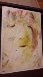 MUZAFFER İMREK RESSAM / ŞAİR -  SOYUT Portre RESİM / Original Oil Painting by Muzaffer İmrek