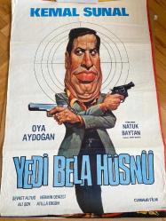 Efemera - Yedi Bela Hüsnü Orijinal Film Afişi | Kemal Sunal | 1983 - kitantik - kitaLog