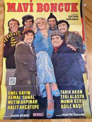 Efemera - Mavi Boncuk Orijinal Film Afişi | Emel Sayın, Tarık Akan, Zeki Alasya, Metin Akpınar, Halit Akçatepe, Kemal Sunal | 1975 - kitantik - kitaLog