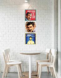 Antika - ÜÇLÜ TABLO YILMAZ GÜNEY - kitantik - kitaLog