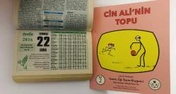 22 Temmuz 2016 hediyelik orijinal Ömür takvim yaprağı (Cin Ali kitabı hediyeli:)
