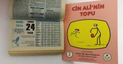 24 Temmuz 2016 hediyelik orijinal Ömür takvim yaprağı (Cin Ali kitabı hediyeli:)