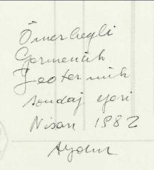 AYDIN ÖMERBEYLİ GERMENCİK JEOTERMİK SONDAJ YERİ NİSAN 1982 FOTOĞRAF...