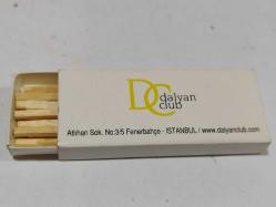 KİB2--DALYAN CLUB TEB REKLAMLI KİBRİT