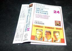 SADECE KARTONETTİR * BEST LOVED CLASSICS 24 * GREAT SPANISH TENORS