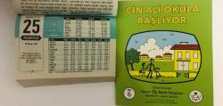 25 Nisan 2016 hediyelik orijinal Semerkand takvim yaprağı (Cin Ali kitabı hediyeli:)