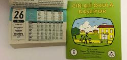 26 Nisan 2016 hediyelik orijinal Semerkand takvim yaprağı (Cin Ali kitabı hediyeli:)