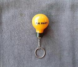 AKP - AK PARTİ AMPUL ANAHTARLIK - ROZET - MADALYA B8547