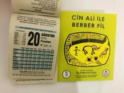 20 Ağustos 2018 hediyelik orijinal Fazilet takvim yaprağı (Cin Ali kitabı hediyeli:)