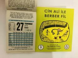 27 Temmuz 2018 hediyelik orijinal Fazilet takvim yaprağı (Cin Ali kitabı hediyeli:)