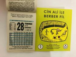28 Temmuz 2018 hediyelik orijinal Fazilet takvim yaprağı (Cin Ali kitabı hediyeli:)