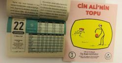 22 Ağustos 2018 hediyelik orijinal Semerkand takvim yaprağı (Cin Ali kitabı hediyeli:)