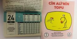 24 Temmuz 2018 hediyelik orijinal Semerkand takvim yaprağı (Cin Ali kitabı hediyeli:)