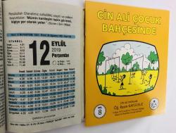 12 Eylül 2019 hediyelik orijinal Fazilet takvim yaprağı (Cin Ali kitabı hediyeli:)