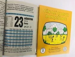 23 Ağustos 2019 hediyelik orijinal Fazilet takvim yaprağı (Cin Ali kitabı hediyeli:)