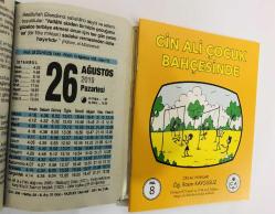 26 Ağustos 2019 hediyelik orijinal Fazilet takvim yaprağı (Cin Ali kitabı hediyeli:)