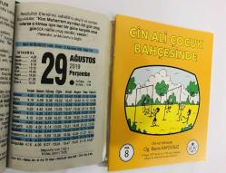 29 Ağustos 2019 hediyelik orijinal Fazilet takvim yaprağı (Cin Ali kitabı hediyeli:)