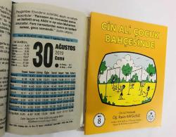 30 Ağustos 2019 hediyelik orijinal Fazilet takvim yaprağı (Cin Ali kitabı hediyeli:)