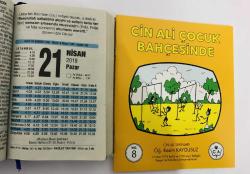 21 Nisan 2019 hediyelik orijinal Fazilet takvim yaprağı (Cin Ali kitabı hediyeli:)