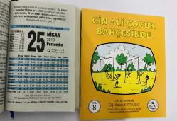 25 Nisan 2019 hediyelik orijinal Fazilet takvim yaprağı (Cin Ali kitabı hediyeli:)