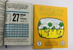 27 Nisan 2019 hediyelik orijinal Fazilet takvim yaprağı (Cin Ali kitabı hediyeli:)