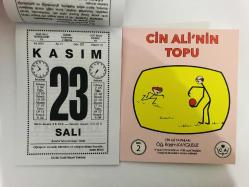 23 Kasım 2021 hediyelik orijinal Saatli Maarif takvim yaprağı (Cin Ali kitabı hediyeli:)