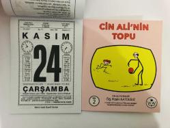 24 Kasım 2021 hediyelik orijinal Saatli Maarif takvim yaprağı (Cin Ali kitabı hediyeli:)