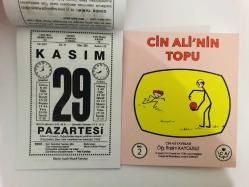 29 Kasım 2021 hediyelik orijinal Saatli Maarif takvim yaprağı (Cin Ali kitabı hediyeli:)