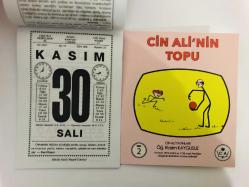 30 Kasım 2021 hediyelik orijinal Saatli Maarif takvim yaprağı (Cin Ali kitabı hediyeli:)