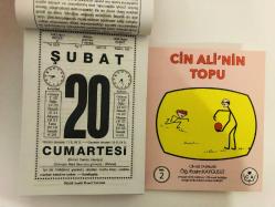 20 Şubat 2021 hediyelik orijinal Saatli Maarif takvim yaprağı (Cin Ali kitabı hediyeli:)