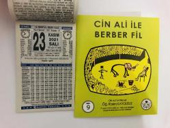 23 Kasım 2021 hediyelik orijinal Türkiye takvim yaprağı (Cin Ali kitabı hediyeli:)