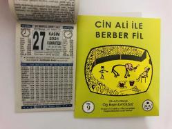 27 Kasım 2021 hediyelik orijinal Türkiye takvim yaprağı (Cin Ali kitabı hediyeli:)